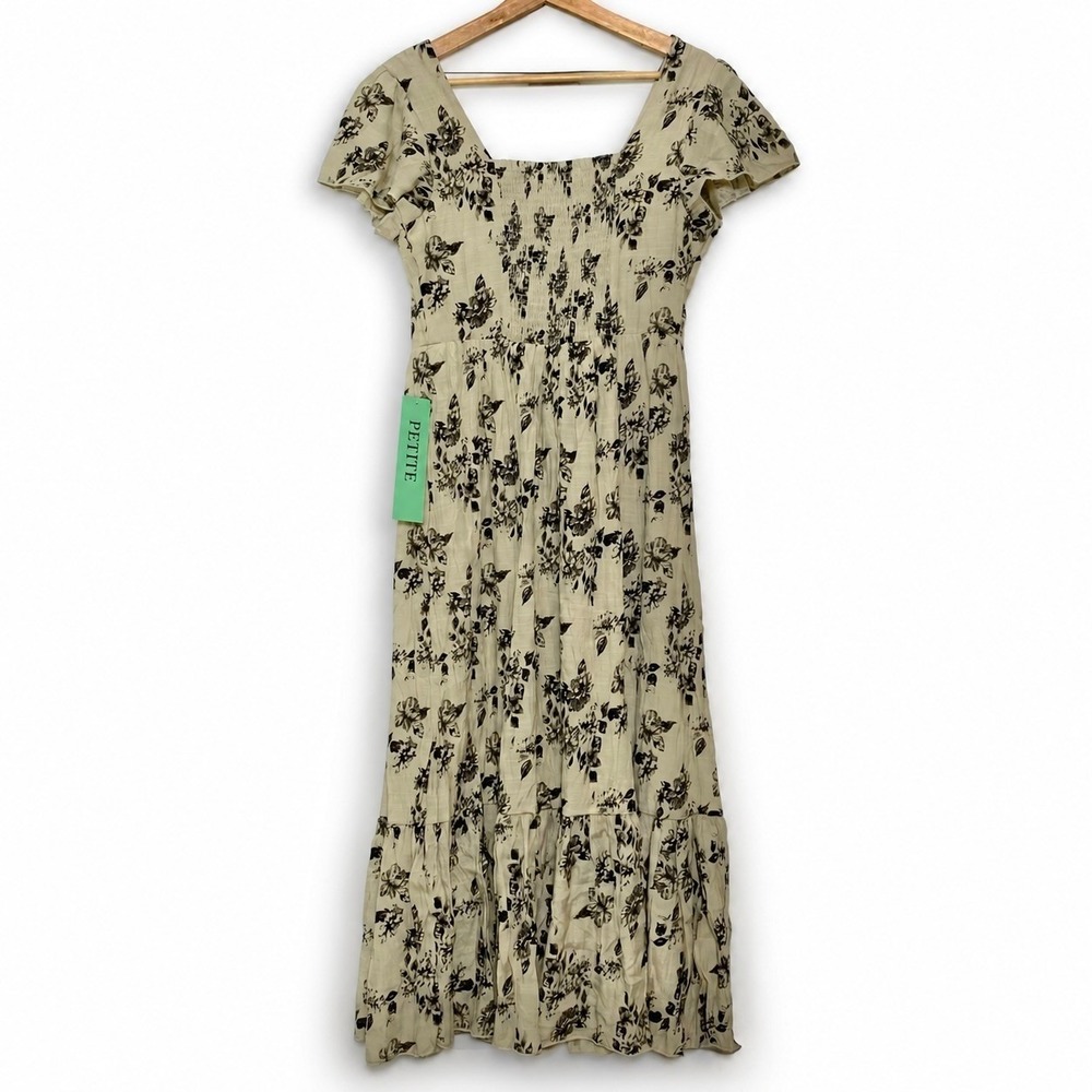 Anthropologie J Gee Sz Large Maxi Dress Cottagecore Prairie Romantic Boho Dainty - Picture 5 of 7